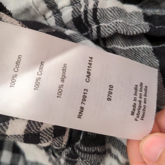 Maternity plaid top - Picture 5 of 5